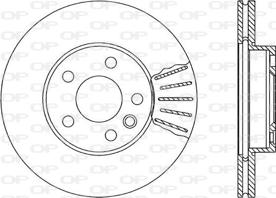 OPEN PARTS Тормозной диск BDR1676.20